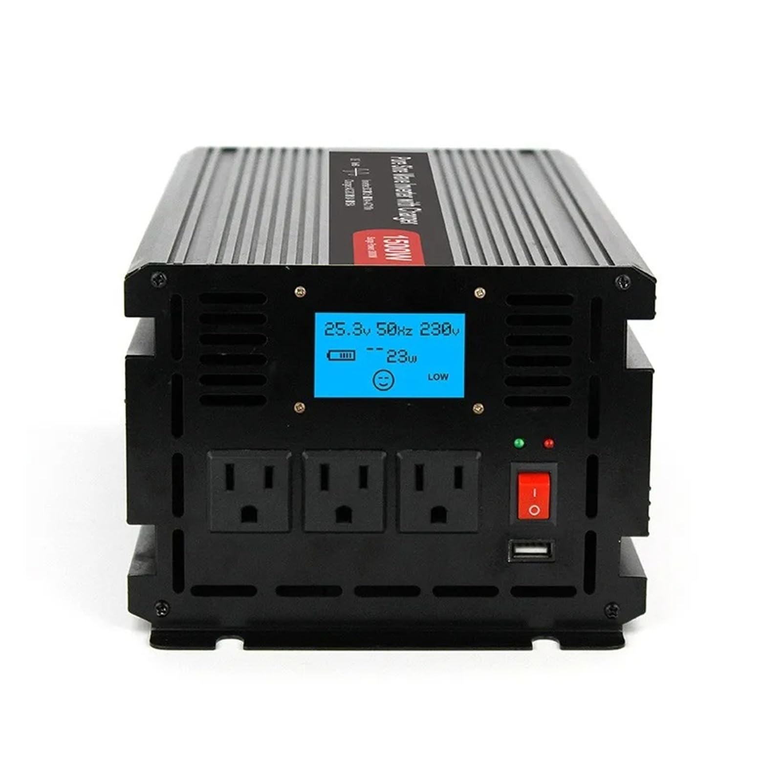 Converter Invertitore Onda Sinusoidale PER Pura DC 12V/24V AC 110V/220V 2000W Picco 4000 Watt Inverter Potenza Display LCD Caricatore UPS(Frequency 50Hz,12V,240V)