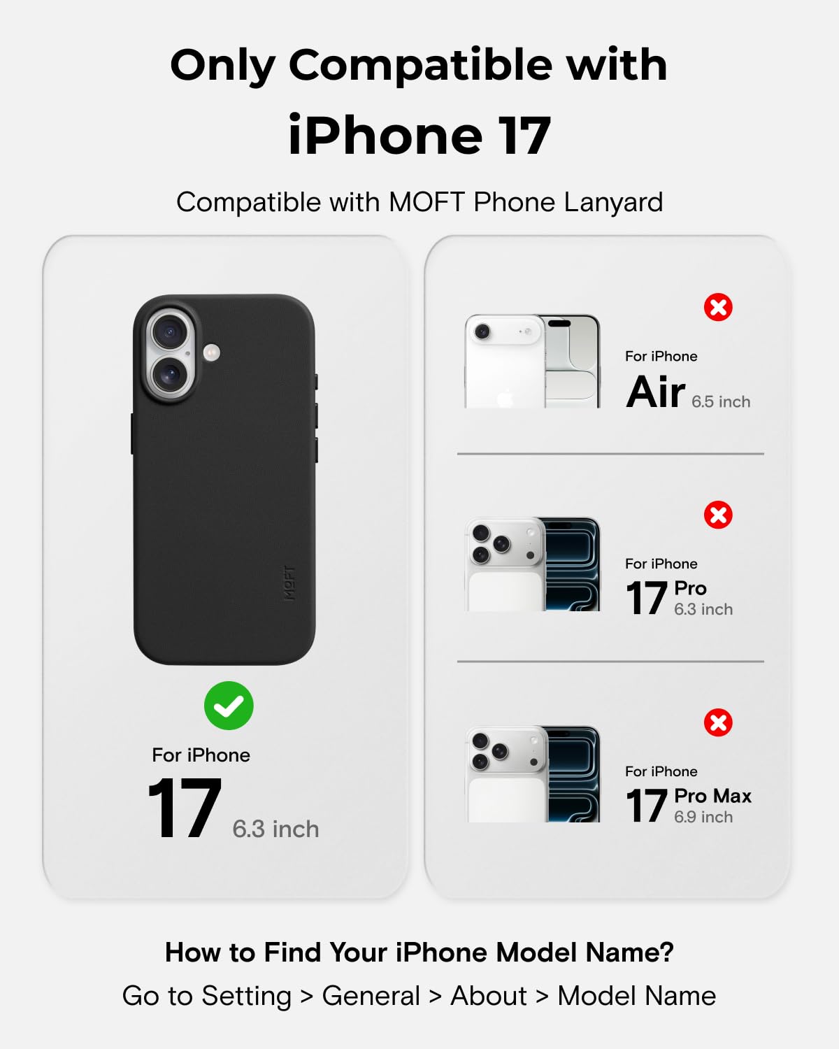Amazon.com: MOFT for iPhone 17 Case- MOVAS Snap Case, MagSafe