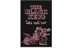 The Black Keys Canvas Poster: A Striking Wall Art Masterpiece