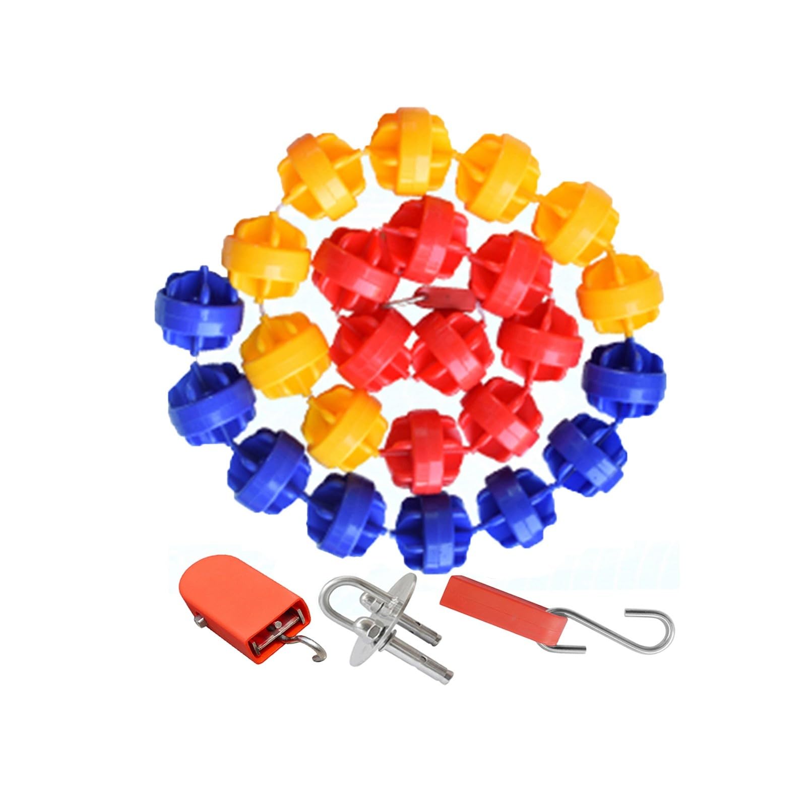 Línea de Carril for Piscina/Divisor de Carril – Hexagonal (15 cm)