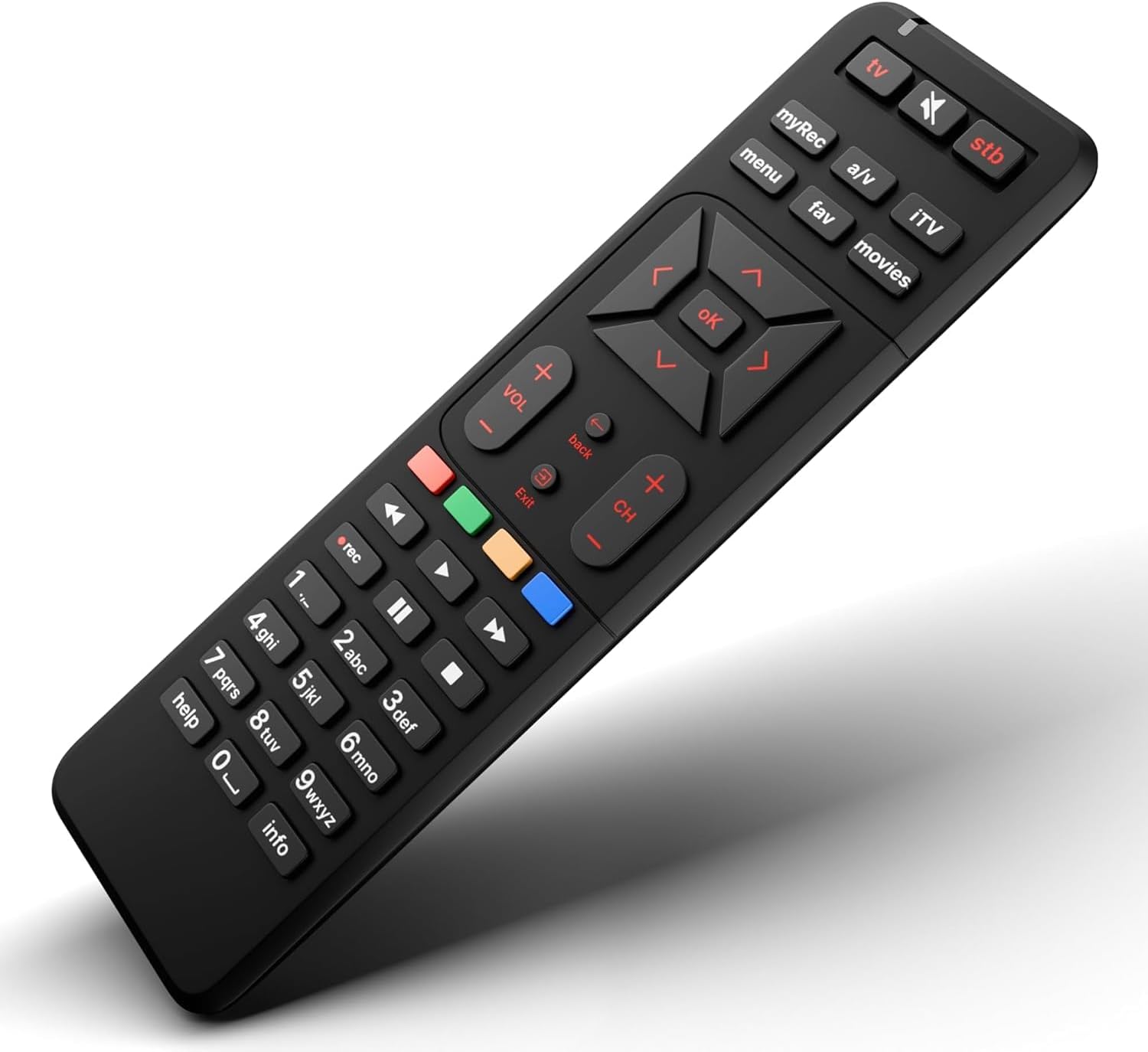 Universal Remote Control for Airtel Digital TV Set Top Box | Compatible with All Airtel DTH HD & SD STB Models | Easy Setup & Long-Distance Control