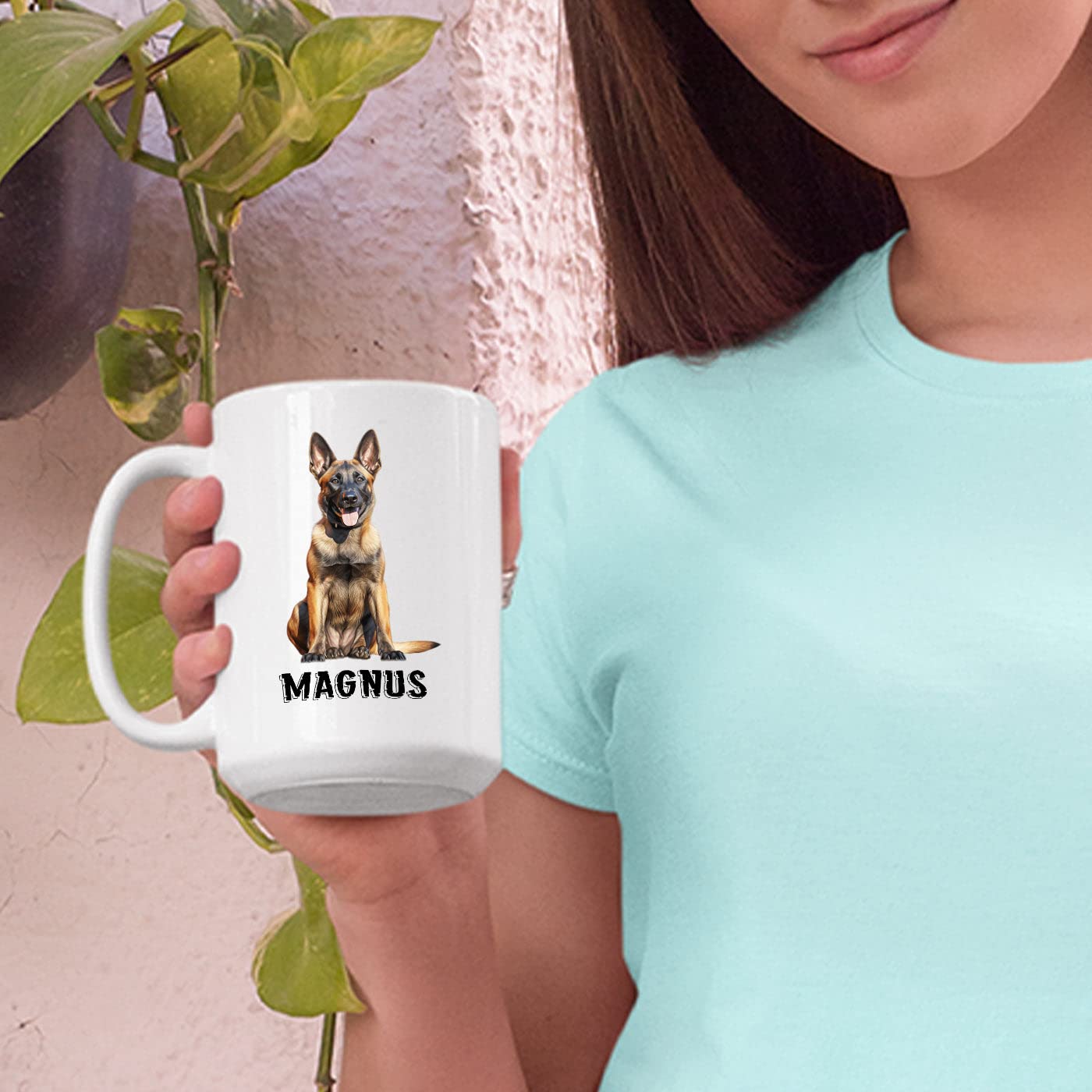 Tasse Bichon Maltais Passer Du Temps Prénom Nom Personnalisable | Mug Café Thé Idée Cadeau Personnalisé Homme Femme Original Pour Propriétaire De Chien