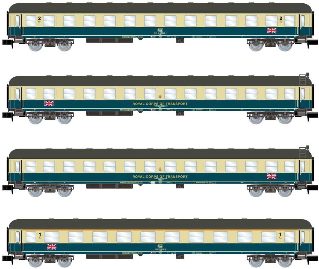 HN4297 RCT, 4-Unit Pack Coaches The Berliner Rolling Stock