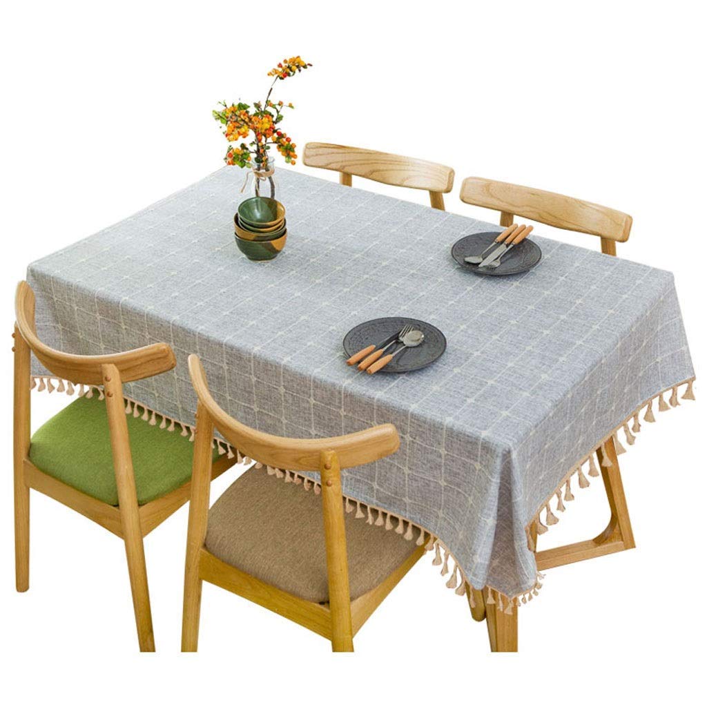 Nappe rectangulaire 240x240 cm en tissu nordique moderne pour table basse