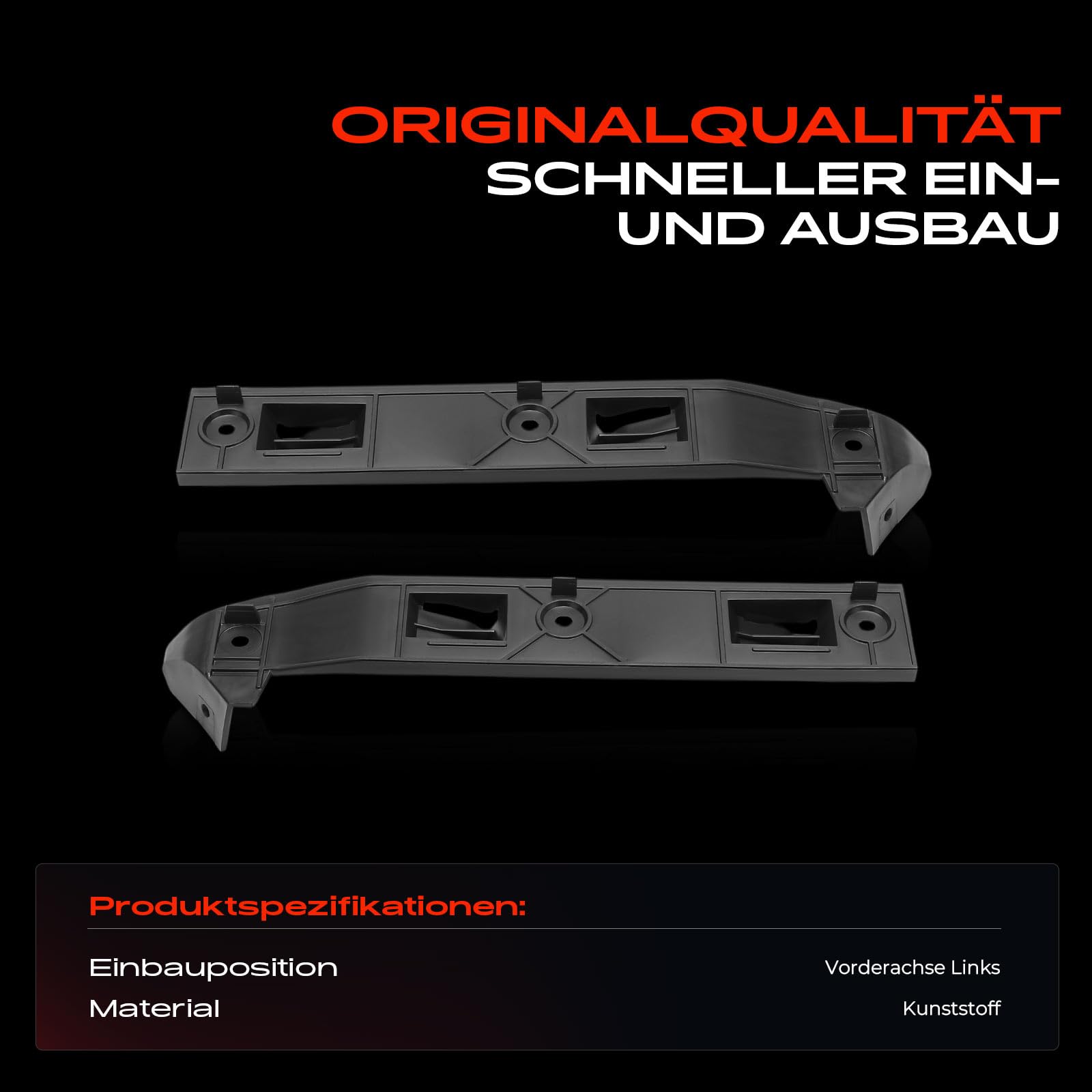 Frankberg 2x Paraurti Supporto Anteriore Compatibile con Golf IV 1J1 Golf IV Variante 1J5 Golf IV Cabriolet 1E7 B.o.r.a 1J2 B.o.r.a Variante 1J6 Replace# 1J5807183B