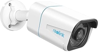 Reolink 4K PoE Outdoor IP Camera, Smart Person/Vehicle Detection, Remote Access, Google Assistant Supported, 256GB microSD Storage for 24/7 Recording (not Included), RLC-810A-8MP