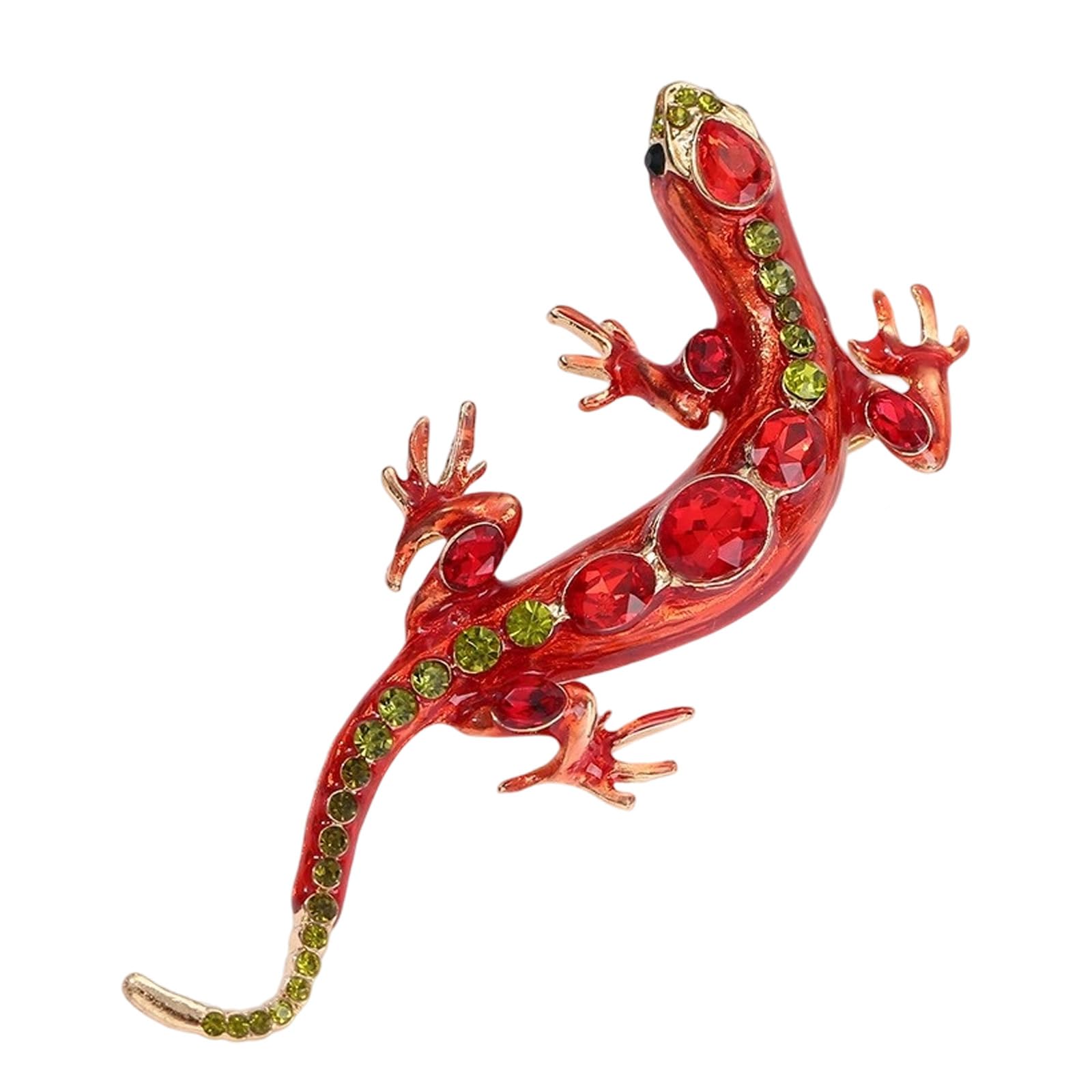 Maxtonser Vintage Lizards Brooch Retro Reptiles Pin For Men And Women Sturdy Alloy Jewelry Creative Animal Design For Casual Forma