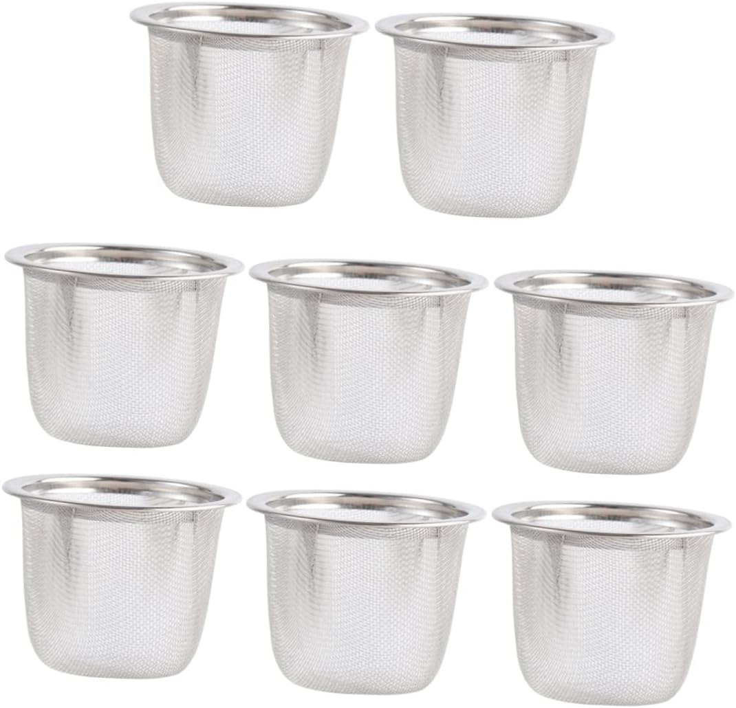SHOWERORO Stainless Steel Tea Filter Mesh Strainer Insert 2.3 Inch Tea Strainer Filter for Loose Leaf Brewing Kitchen Accessory