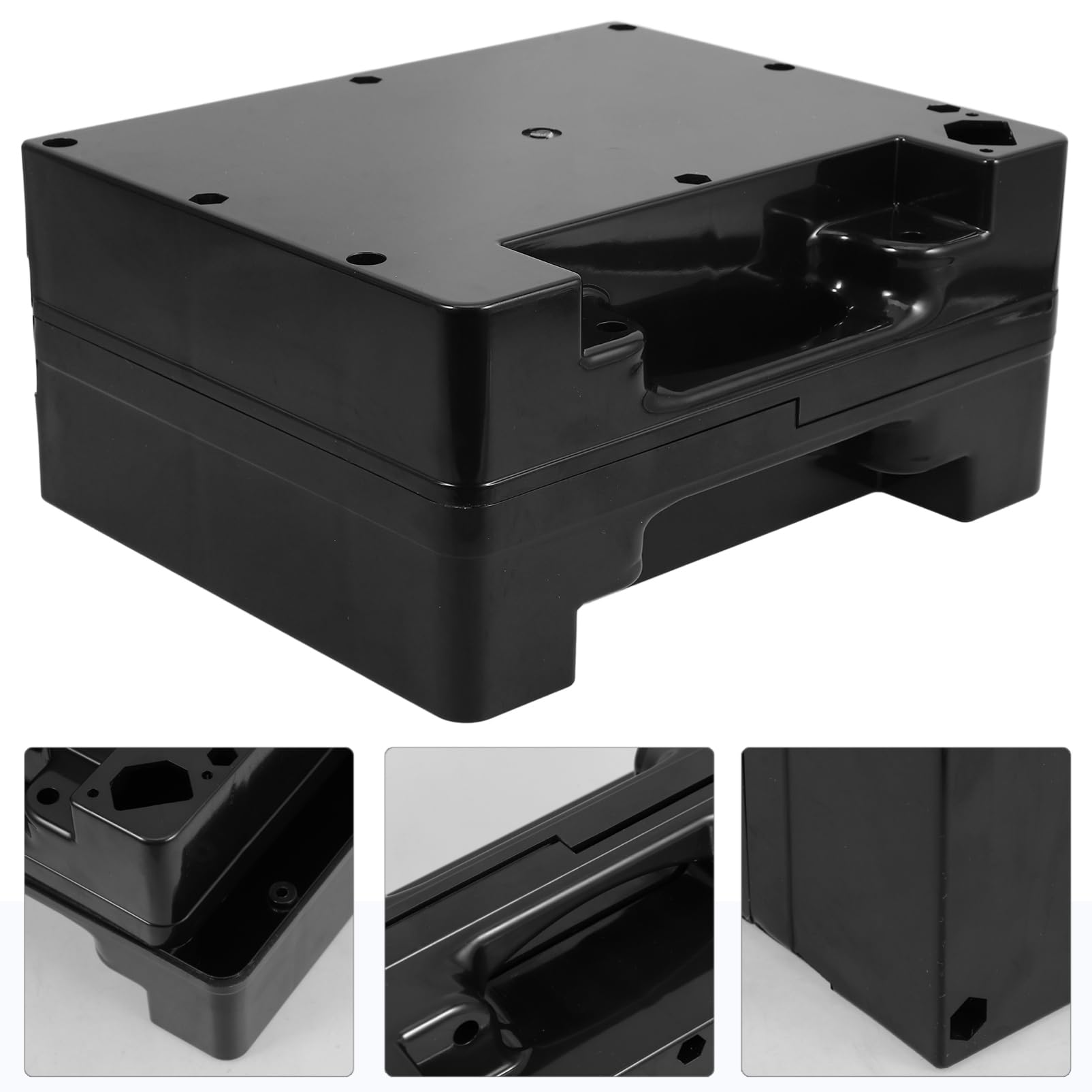 ULTECHNOVO Scatola Porta Batteria Leggera per Carrozzine Elettriche Custodia Compatta e Resistente per Batterie per Ed Esterno Accessorio per Disabili