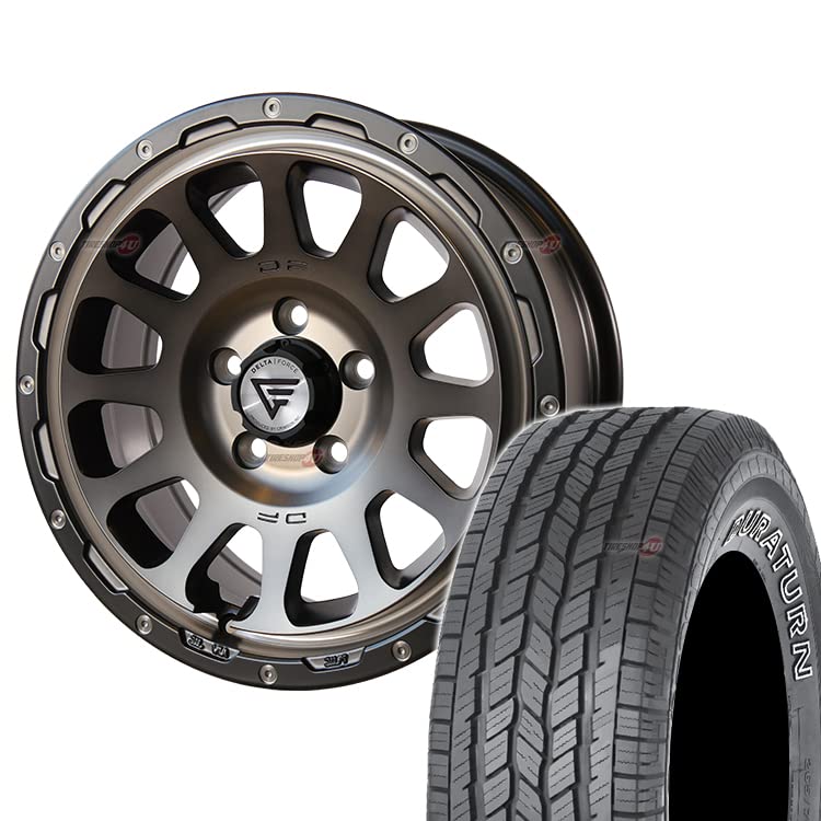 Amazon | DELTA FORCE OVAL 16X7.0J 5/114.3 7J +42 マットスモーク