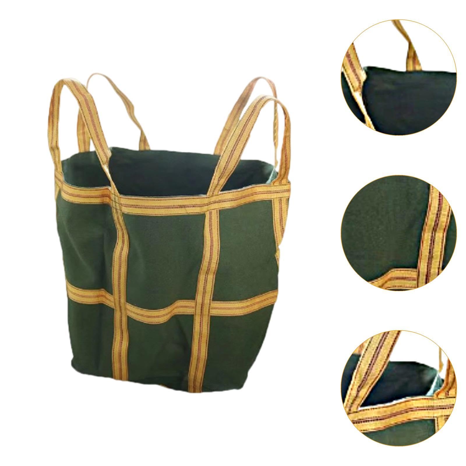 KESOTO Rete di Sollevamento Ad Alta Resistenza con Maniglie Rinforzate, Borsa in Tela E Contenitore per Riporre E Organizzare Oggetti Domestici, 50x50x50 Cm