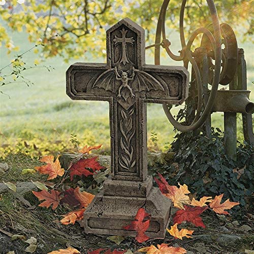 image for Design Toscano DB160281 Balkan Vampire Blood Cross Halloween Tombstone