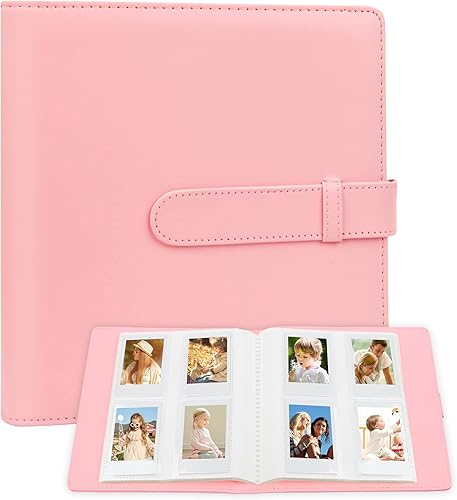 256 Álbum de fotos para cámara Fujifilm Instax Mini/Polaroid imágenes de 2 x 3 pulgadas, álbum de fotos de 2 x 3 pulgadas para Fujifilm Instax Mini