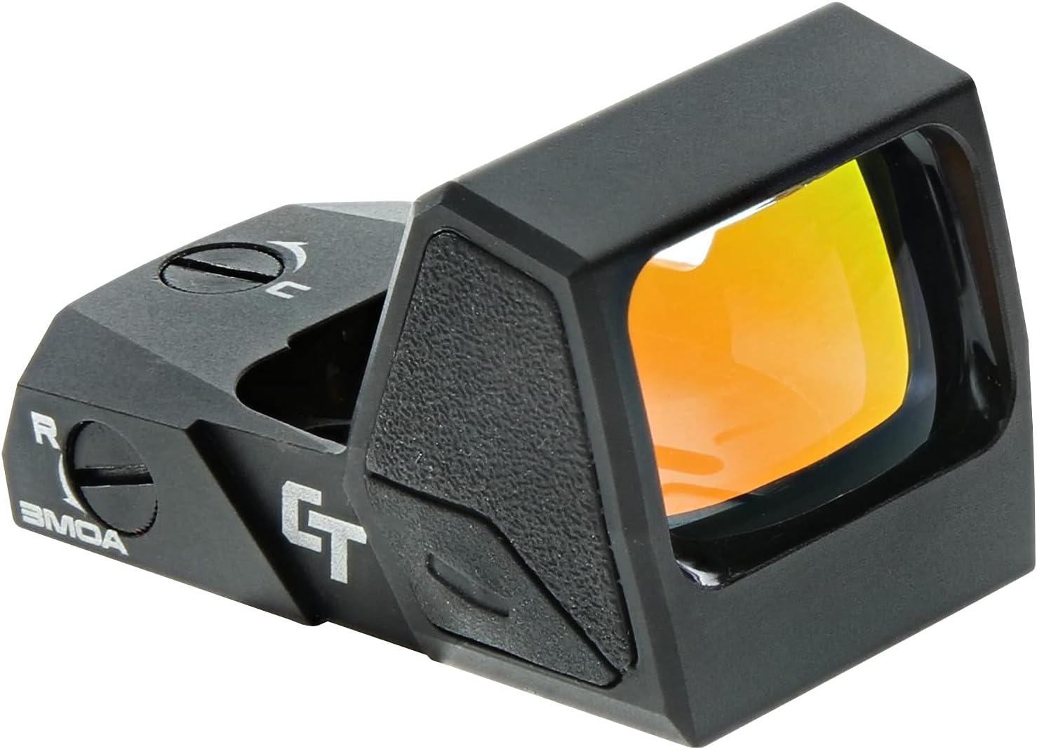 Crimson Trace RAD Open Reflex Pistol Sight with Auto Shutoff and Textured Sides for Full Size Handguns, Defensive Shooting and Competition