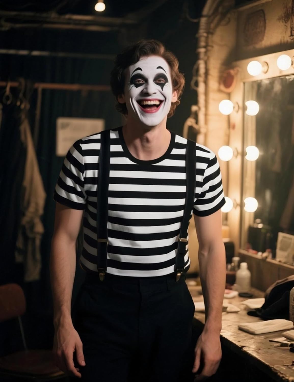 Funny World Men's Casual Cotton Striped T-Shirts Short Sleeve Crewneck Basic Tee - Image 6