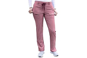 Adar Pro Scrubs for Women - Skinny Leg Yoga Scrub Pants