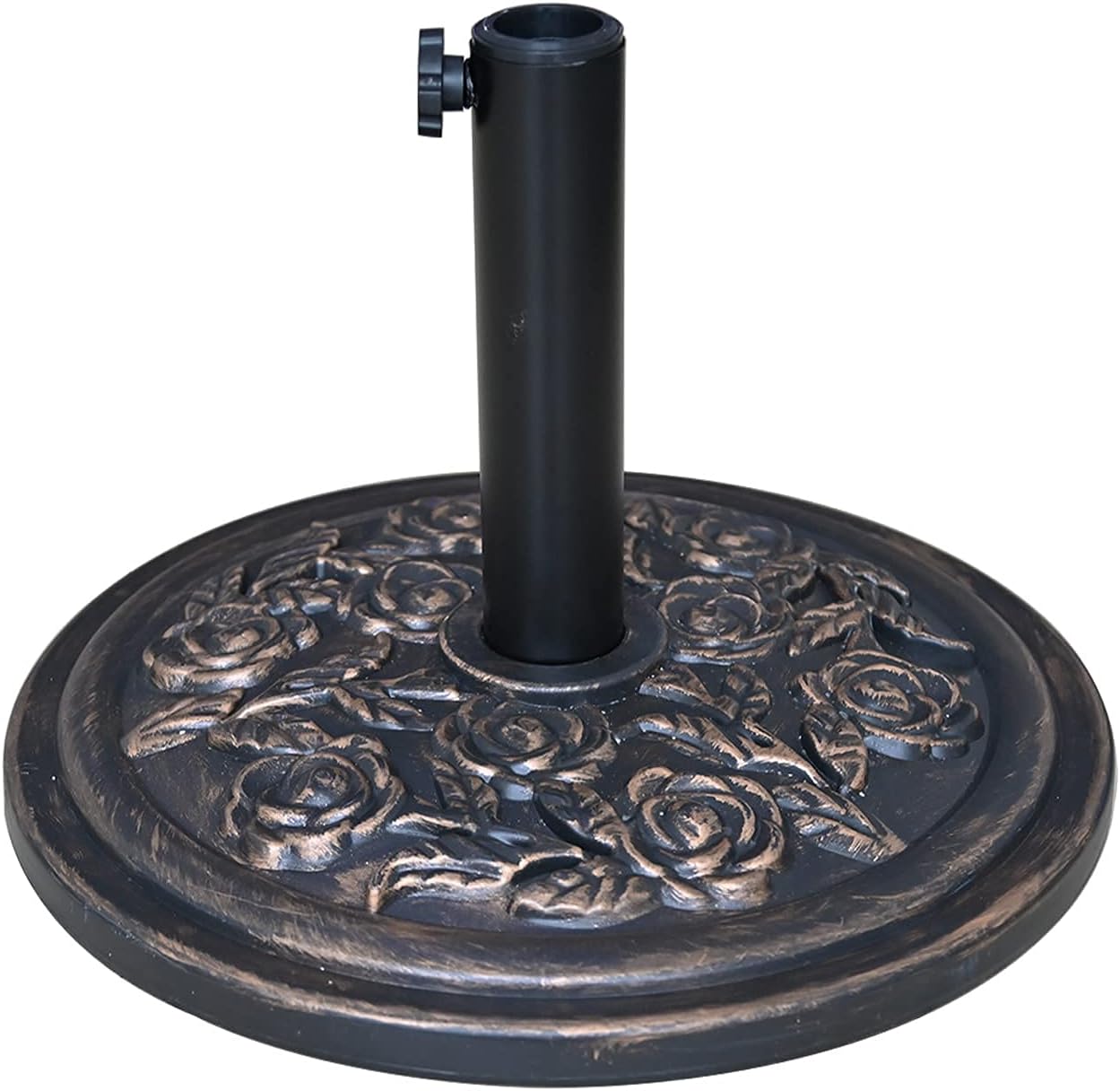 Kingfisher 9kg Cast Iron Effect Parasol Base Amazon.co.uk Garden