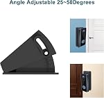 Kit de montage de support de fixation de montage d'angle compatible pour J9 PLUS/J9N/J11/J4 Sonnette de porte vidéo réglable 25 à 50 Adaptateur de réglage de l'angle (non inclus)