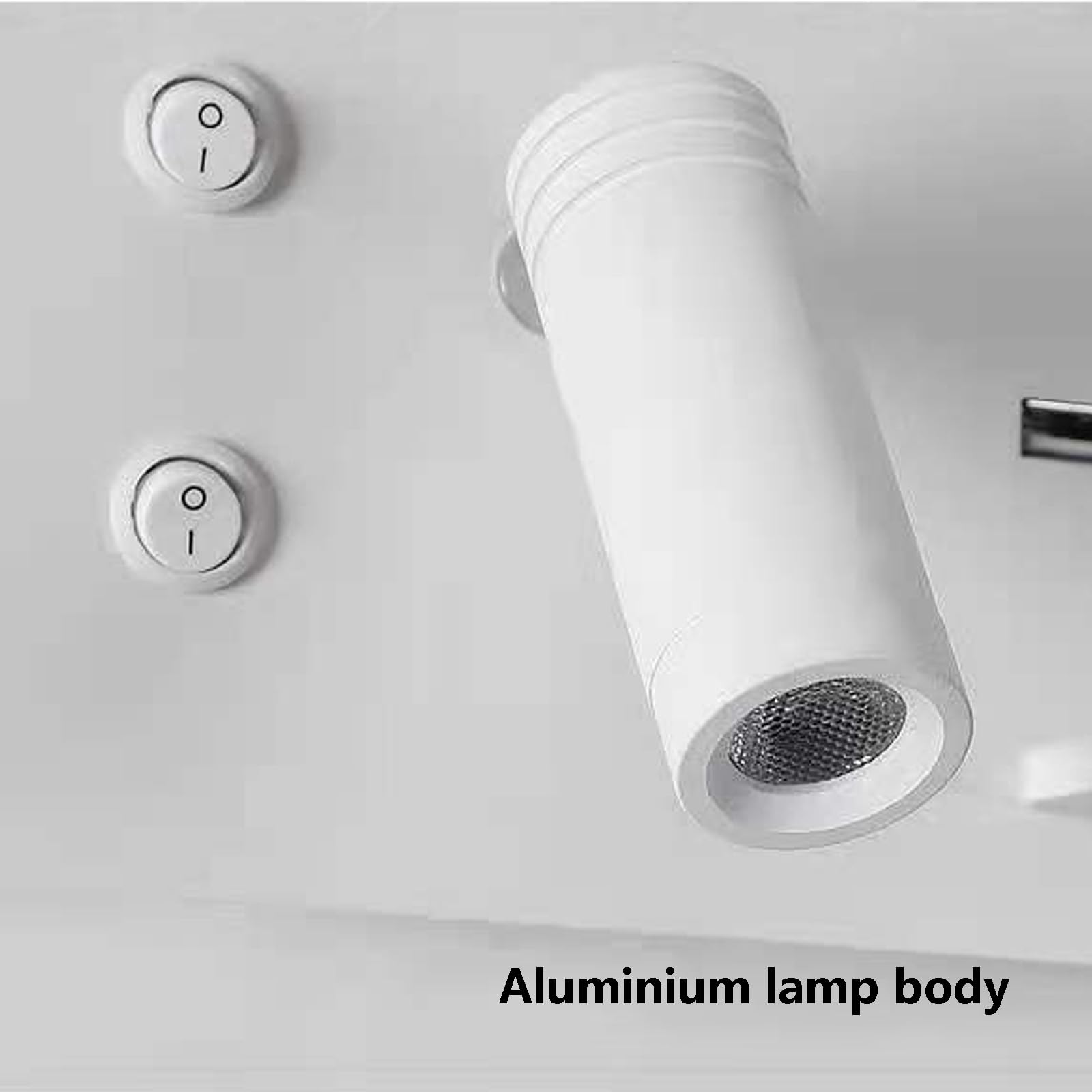 Lampa ścienna LED z przyłączem USB + bezprzewodowa ładowarka ścienna z przełącznikiem, oświetlenie ścienne 360° + 90°, obracana o 360° + 90°, lampa do czytania, do sypialni, zagłówka, hoteli (czarna