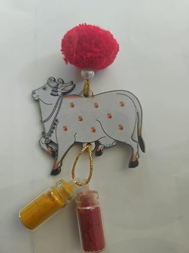 Miniatura 8 de Haldi Kumkum Regalo de devolución  (Paquete de 8)  Regalo Pooja  Recuerdo de fiesta  Thamboolam  Cúrcuma KumkumHaldi  Haldi kumkum (estilo cono)