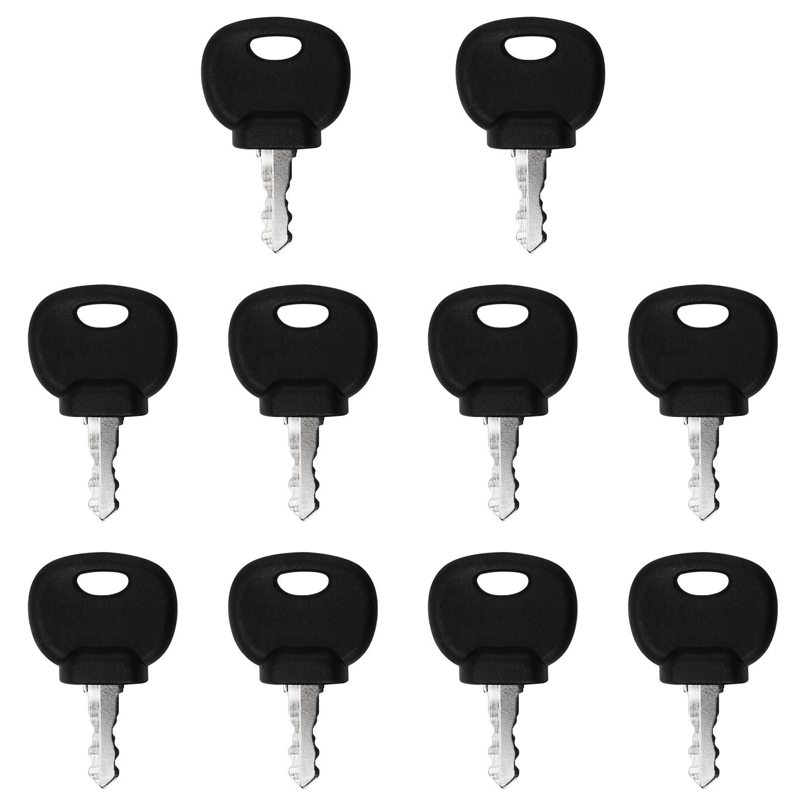 14707 Heavy Equipment Ignition Key, Ignition Keys for Hamm Bomag Volvo Bobcat Caterpillar JCB New Holland Dynapac Terex Skytrak 14707 5755124 8035807 8U-9569 14603(10 packs)