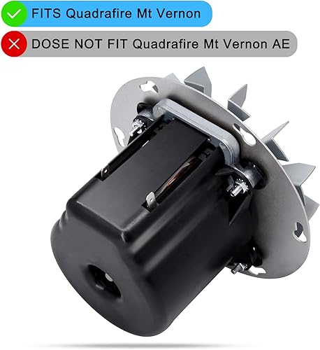 Miniatura 2 de Adviace Motor SRV7000-193 de repuesto para estufa de pellets Quadrafire MT Vernon y estufa de pellets Quadra-Fire MT Vernon, motor de soplador de