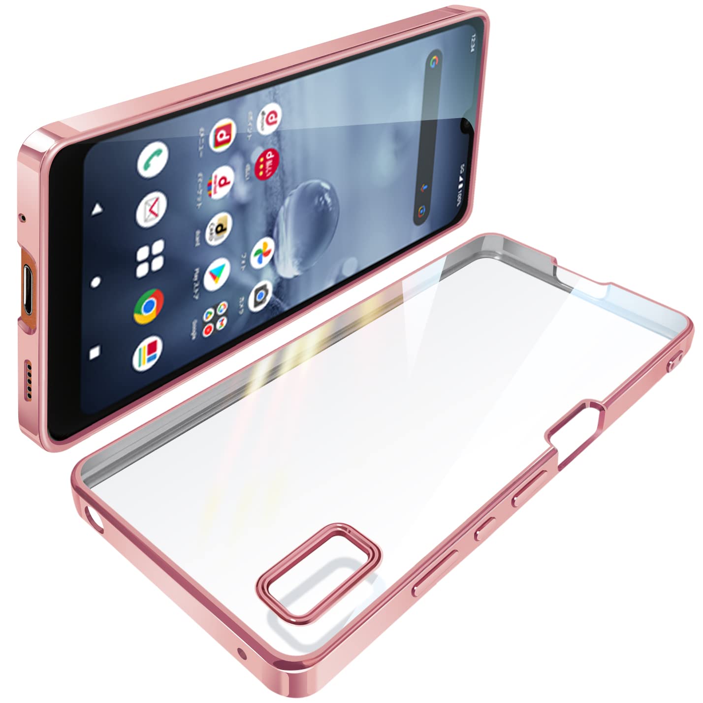 Amazon.co.jp: AQUOS wish ケース クリア SH-51C SHG06 アクオス wish2