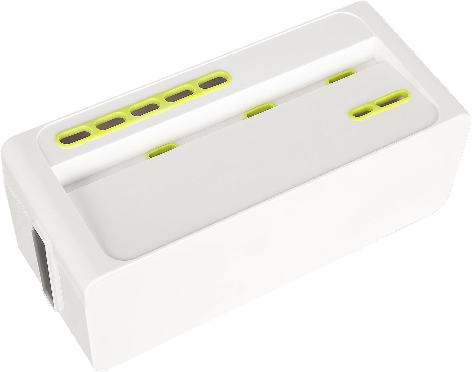 Gloriest Cable Management Box Organizer Large Storage Holder to Hide and Cover Multiple Outlet Power Strips Electic Wires Surge Protector for Desk Home Office TV Scratch Resistant 15.8x6.5x6.3inch