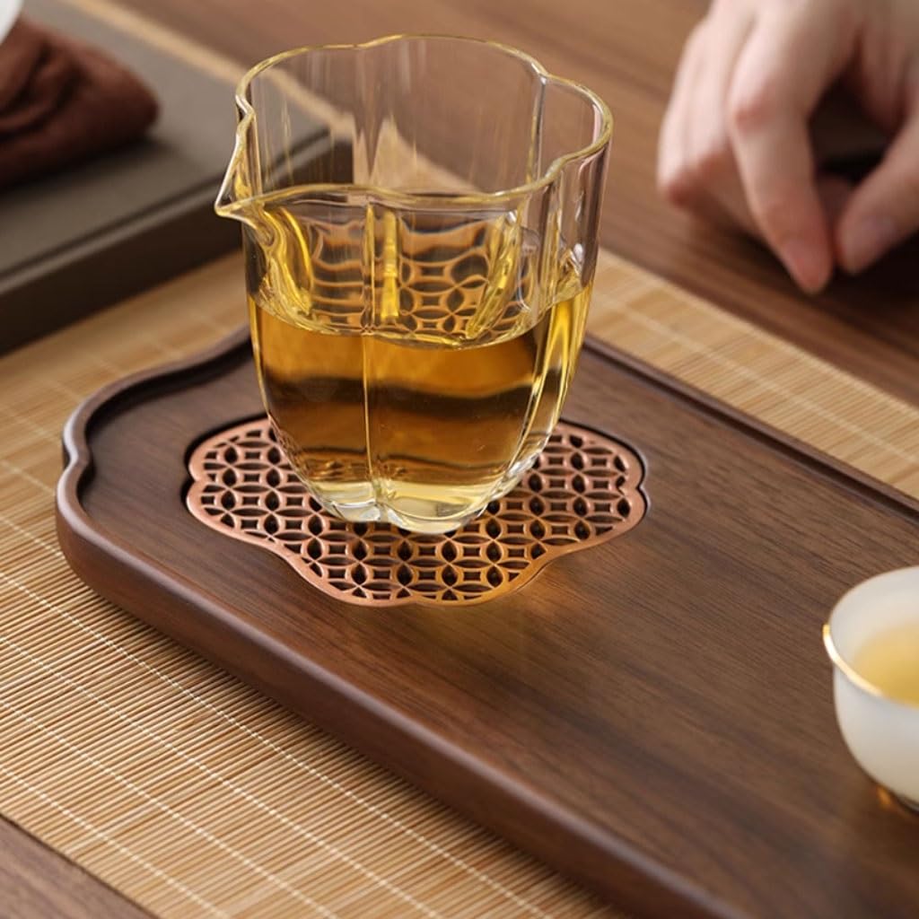 Bandeja De Té Bandeja De Té Pequeña De Madera Maciza De Estilo Chino, Mesa De Elaboración De Cerveza En Seco, Bandeja De Té Ligera De Lujo For El Hogar Bandeja Decorativa