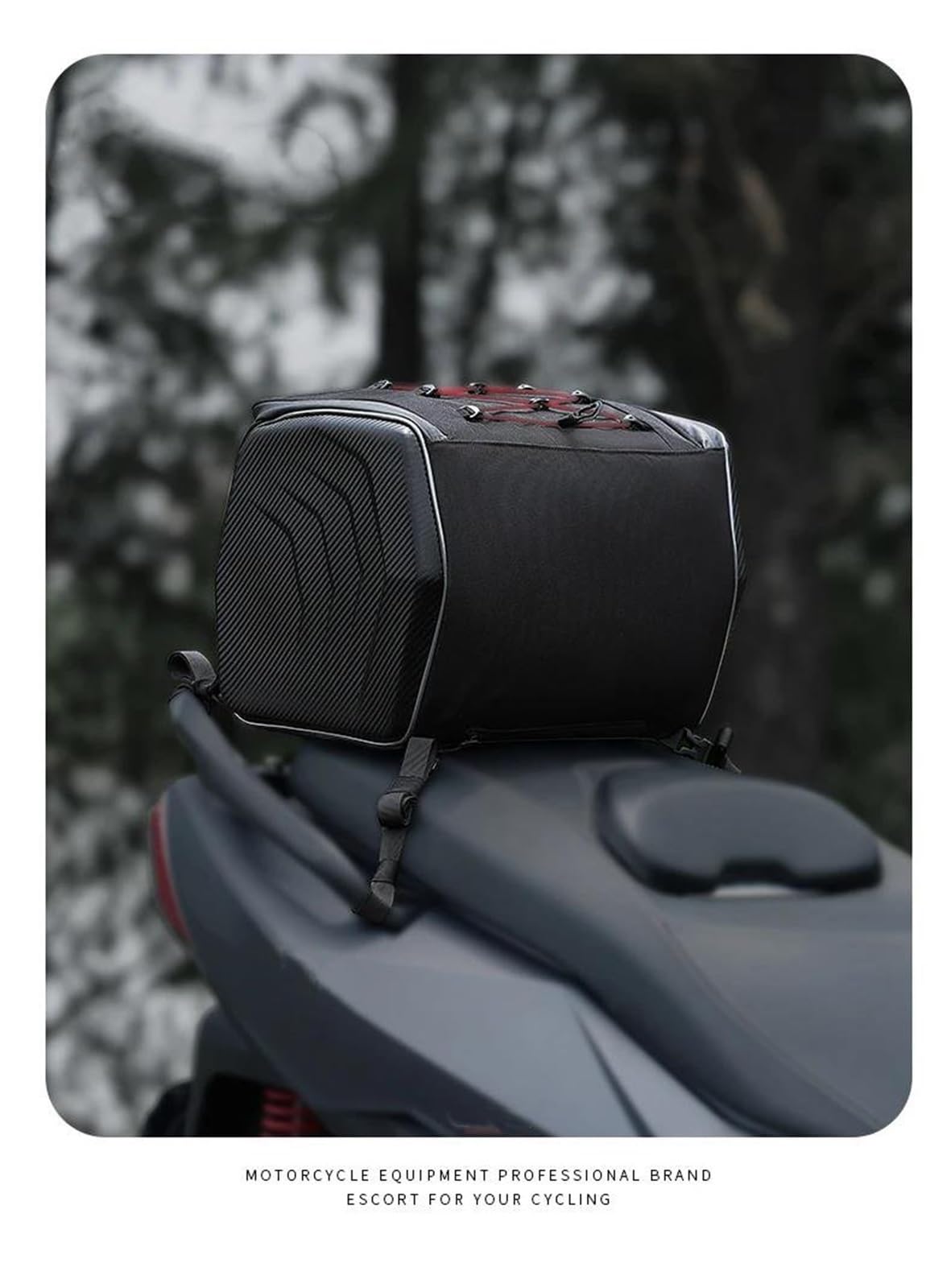 Estuche de Viaje Bolsas para Sillín De Motocicleta, para, Bolsa Trasera para La Mayoría Los Portaequipajes(Vert)