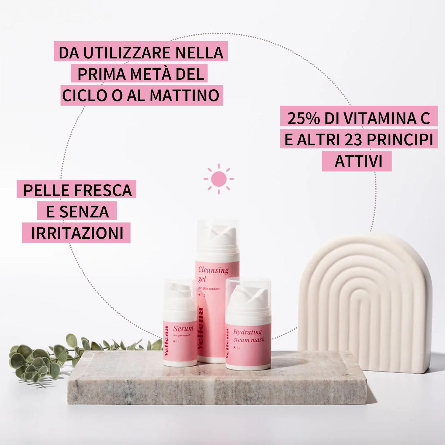 Glow Kit für die Hautaufhellung - mit 25% Vitamin C