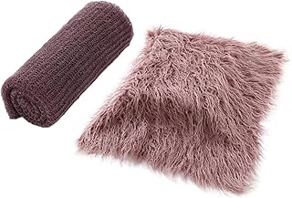 Toyvian Conjunto De 2 Peças De Ternos Para Bebês Adereços Para Recém-Nascidos Kit Para Bebês Recém-Nascidos Cobertor Para Cenário De Foto Cobertor De Para Recém-Nascidos