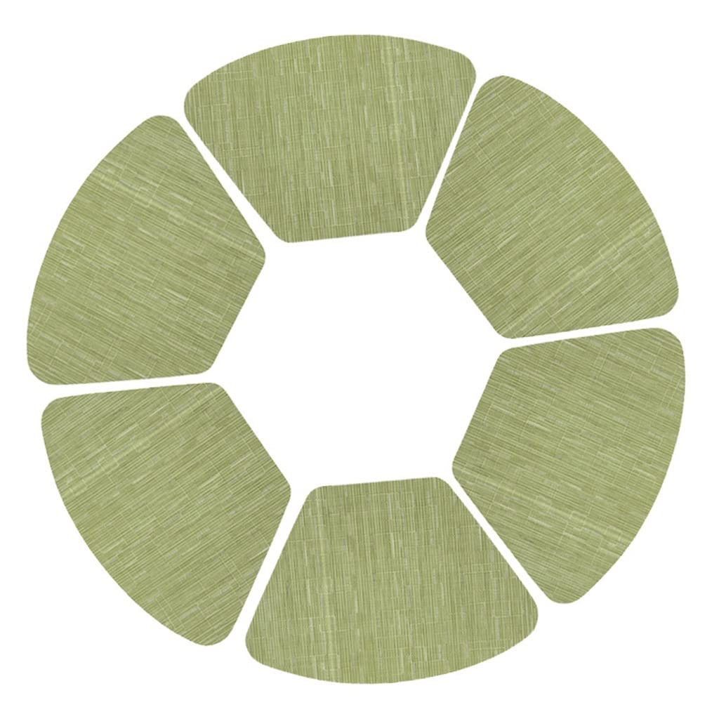 Set de table rond en PVC antidérapant tapis de table basse occidental 45cm