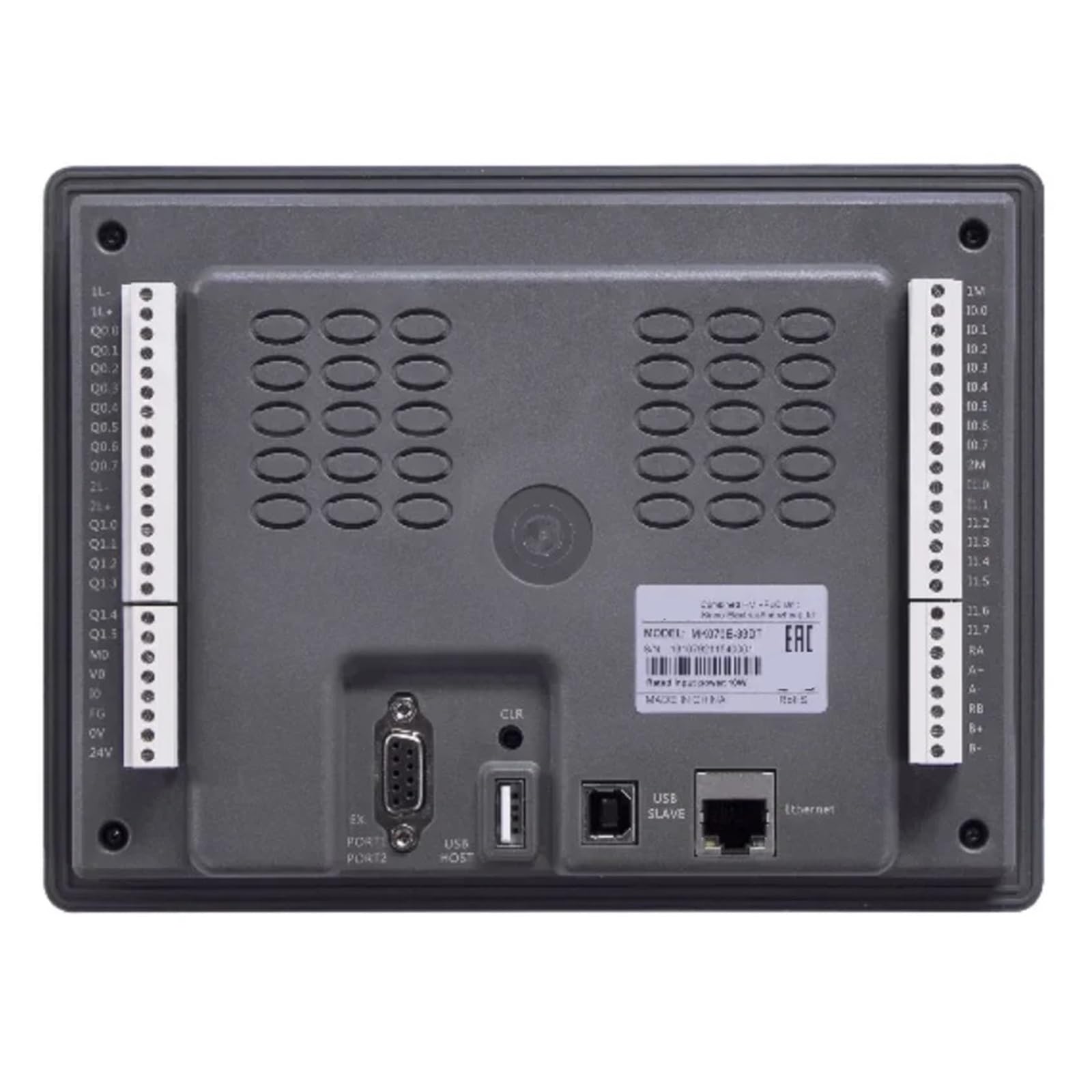 HMI PLC Ethernet multifunción HMI MK070E-33DT de 7 Pulgadas MK043E-20DT de 4,3 Pulgadas Automatización de máquinas Todo en uno(MK070E-33DT)