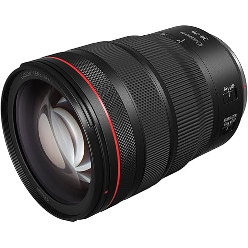 Canon RF24-70mm F2.8 L is USM Lens, Standard Zoom Lens, Compatible with EOS R Series Mirrorless Cameras, Black
