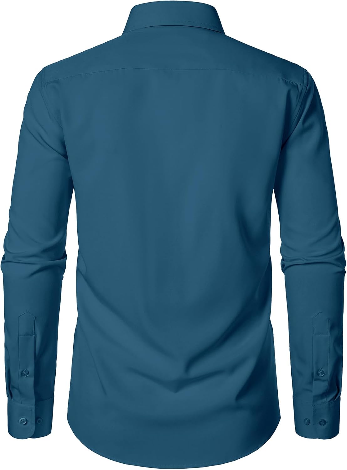 JEMITOP Men's Stretch Regular Fit Long Sleeve Dress Shirts Lightweight Business Casual Button Down Shirts with Pocket - Image 5