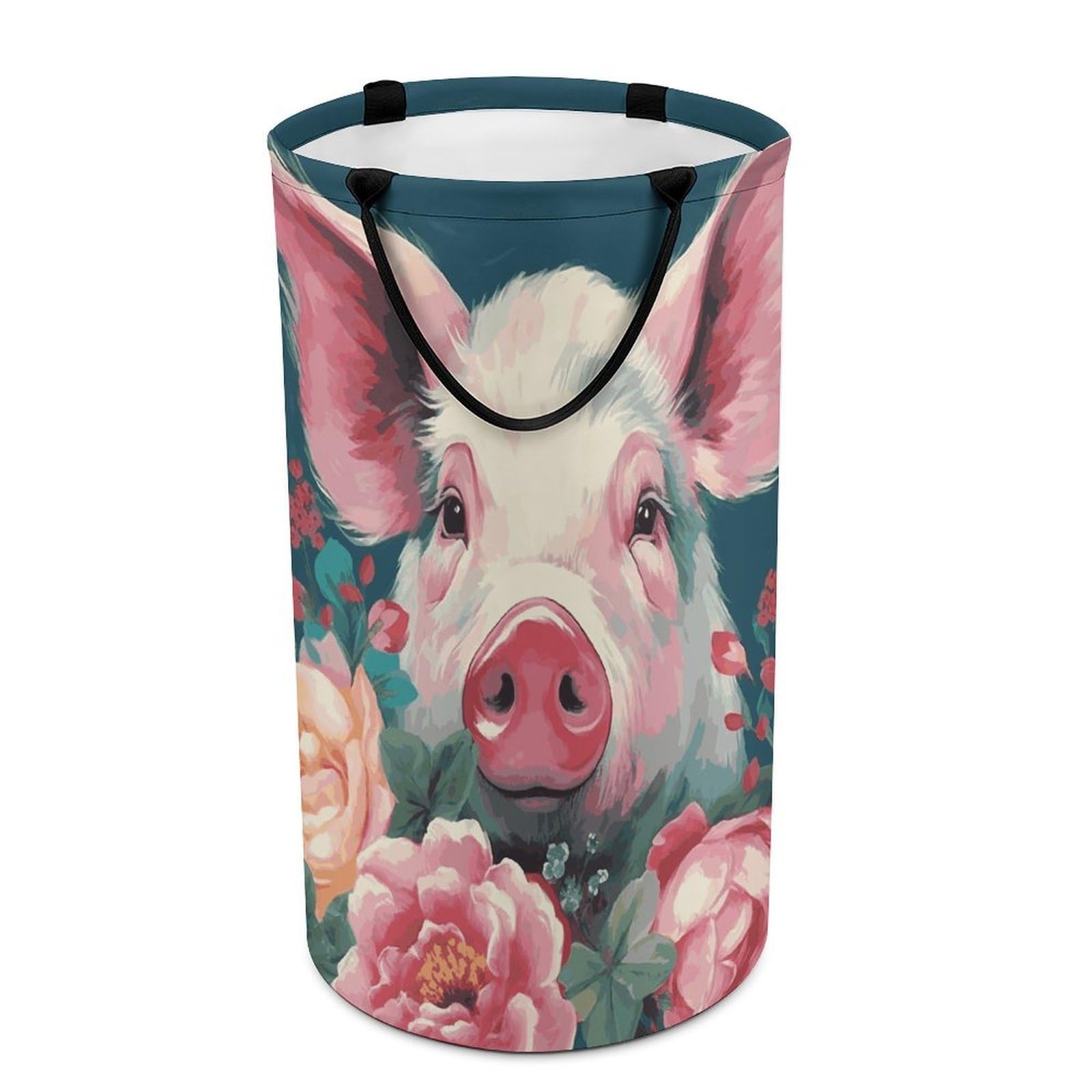Adfgyerh Style Smiling (11) Laundry Basket ，Foldable Waterproof Model ，Laundry Hamper ，Handles On Both Sides Easy To Move ，Storage Basket For Bedroom, Bathroom, Dorm, Laundry Room.