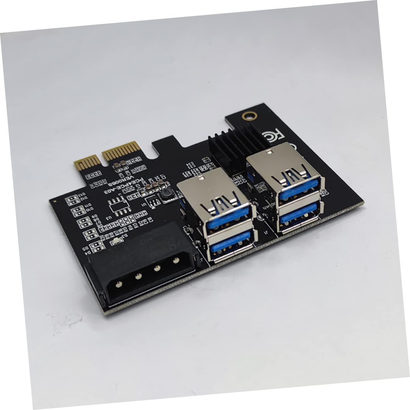 Artibetter Pci Riser Card Dual to Pci Slot Expansion Adapter USB for Mining Rigs Performance Easy Installation High Efficiency Computer Accessory