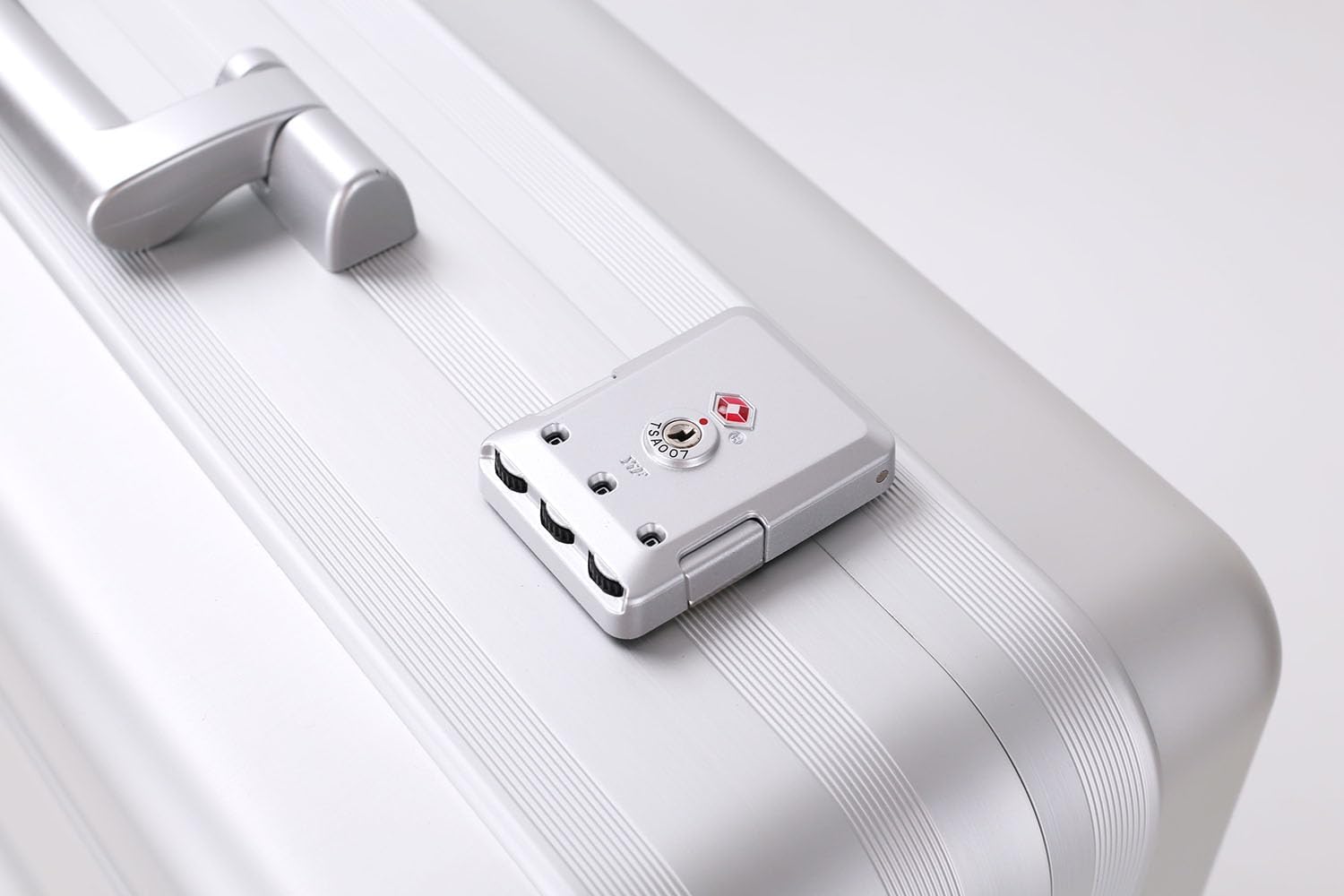 Metal Briefcase for Men, Locking Aluminum Case for Valuables, Gun Display Box, Cash Case, with Removable Foam - Image 6