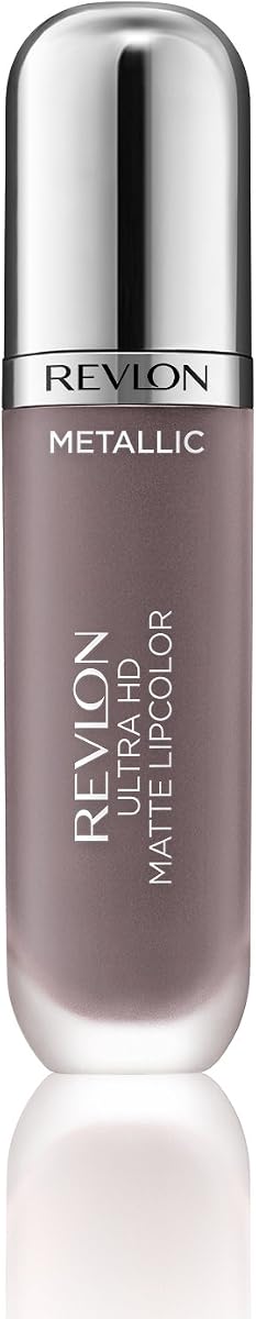Revlon Ultra HD Metallic Matte Liquid Lipcolor, lápiz labial líquido, brillo, 0.2 onzas líquidas (paquete de 1)