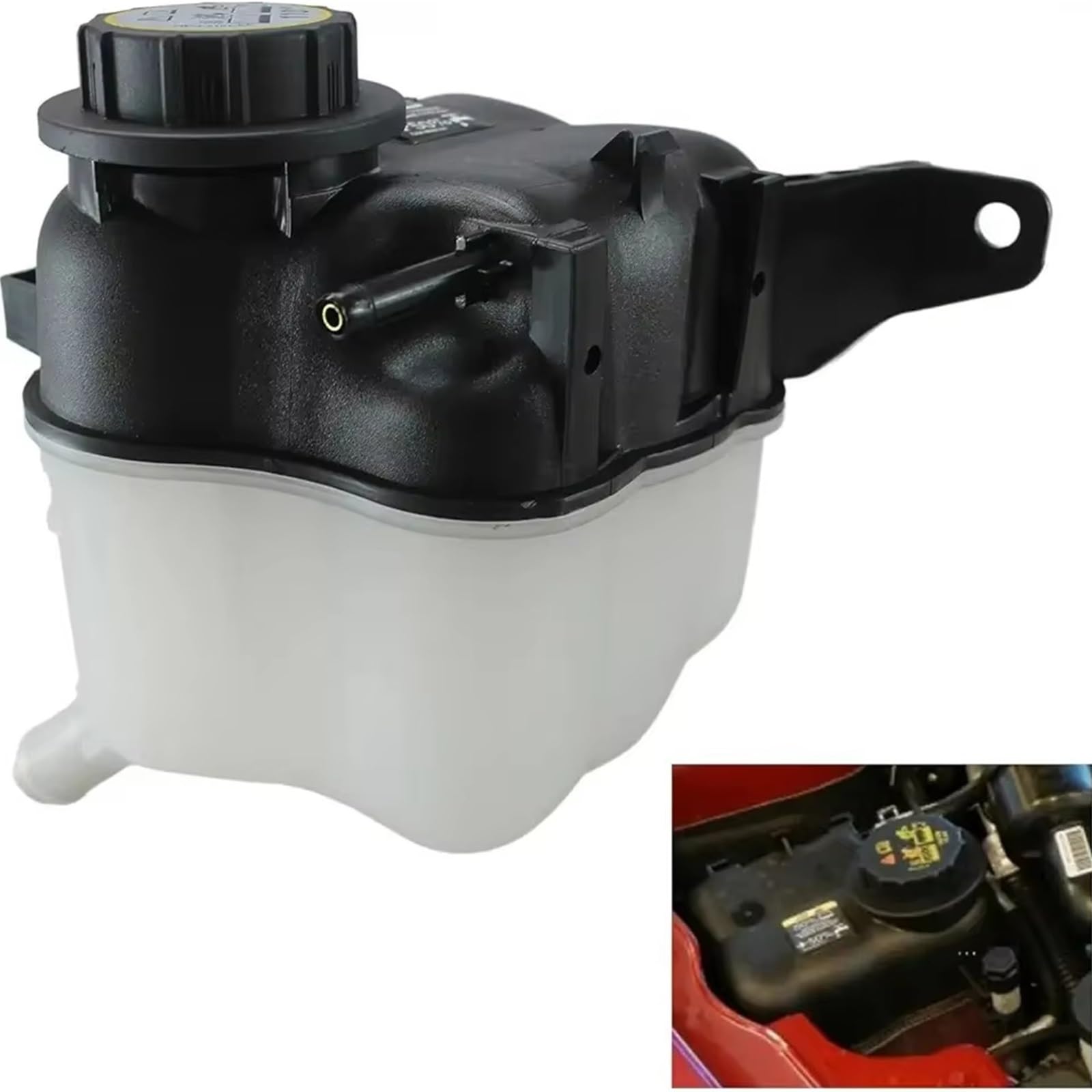 Vaschetta espansione Compatibile Con Lincoln Per MK 2008-2019 Serbatoio Liquido Raffreddamento Motore Espansione Radiatore OEM: AG138A080AD AG138A080AE