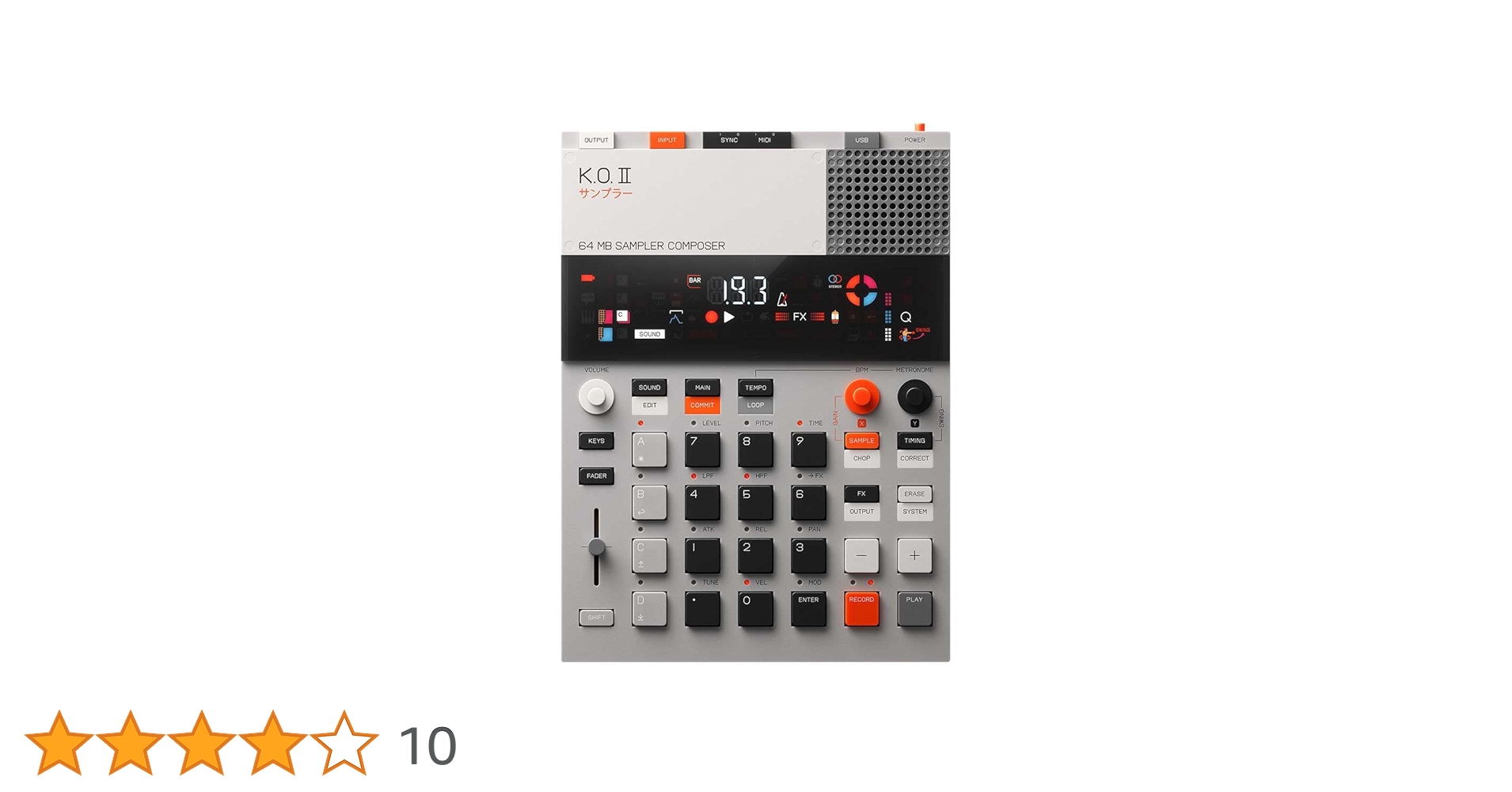KO2 サンプラー　美品 Amazon.com: teenage engineering EP–133 K.O. II sampler, drum