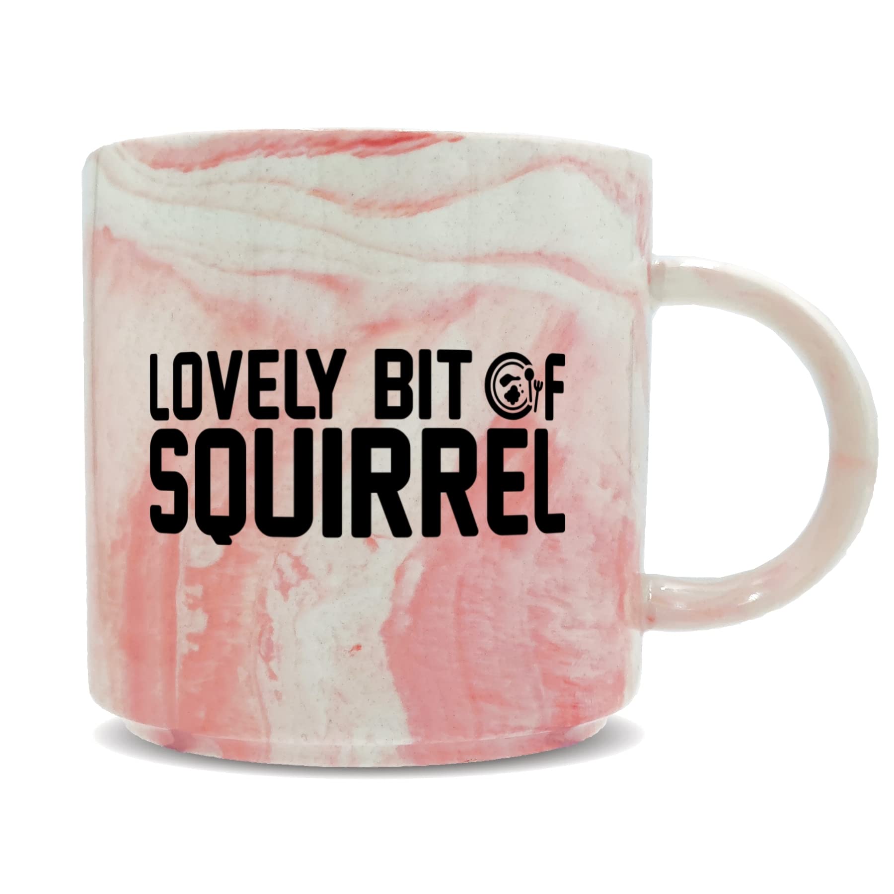 Hippowarehouse Lovely bit of Squirrel Printed Mug Various Colour Options Ceramic Cup Kitchenware 11oz