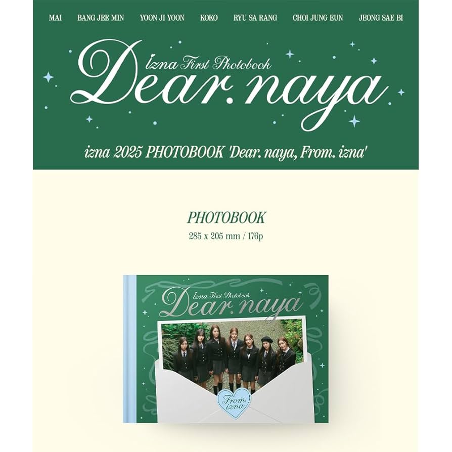 イェナ photobook Amazon.com: [KPOPMERCH POB] izna 2025 PHOTOBOOK [Dear. naya