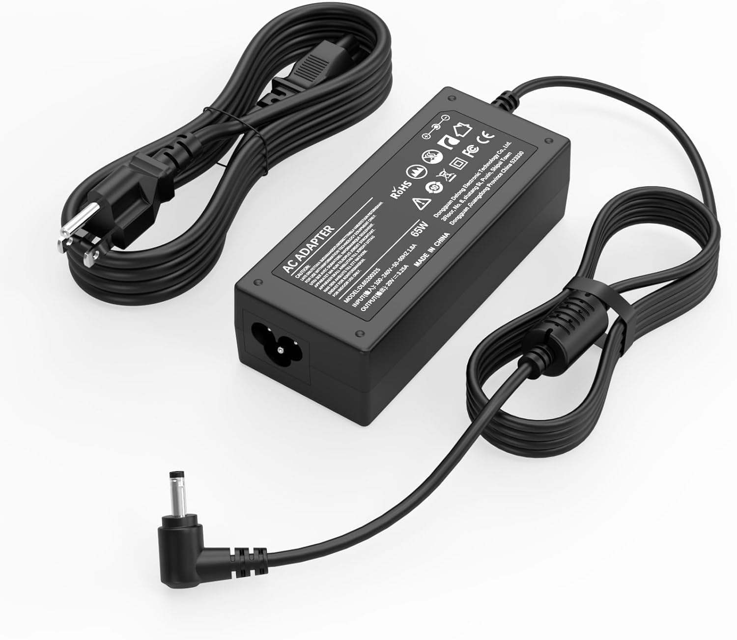 65W Laptop Charger Compatible with Lenovo IdeaPad 1 3 5, Flex 4 5 6, V14 V15 V17 Series, IdeaPad 110 110s 320 330 330s 520 530s 710s L340 S145 S340 S540; Chromebook N22 N23 N42 Power Supply CordCarbonfree Certified
