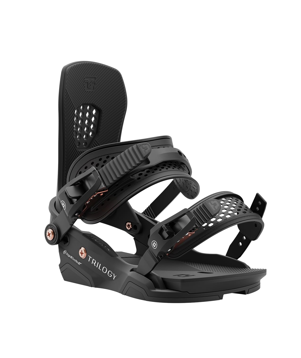Union Trilogy Women's Snowboard Bindings, Black 25, Large