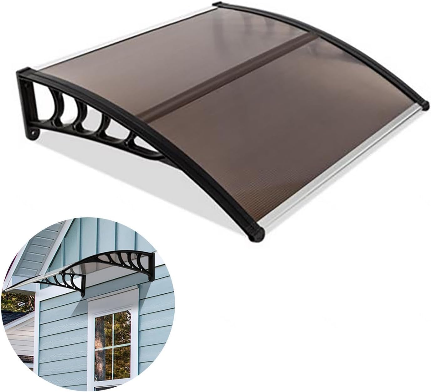 Awning, Cover UV Rain Snow Sunlight Modern Window Awning