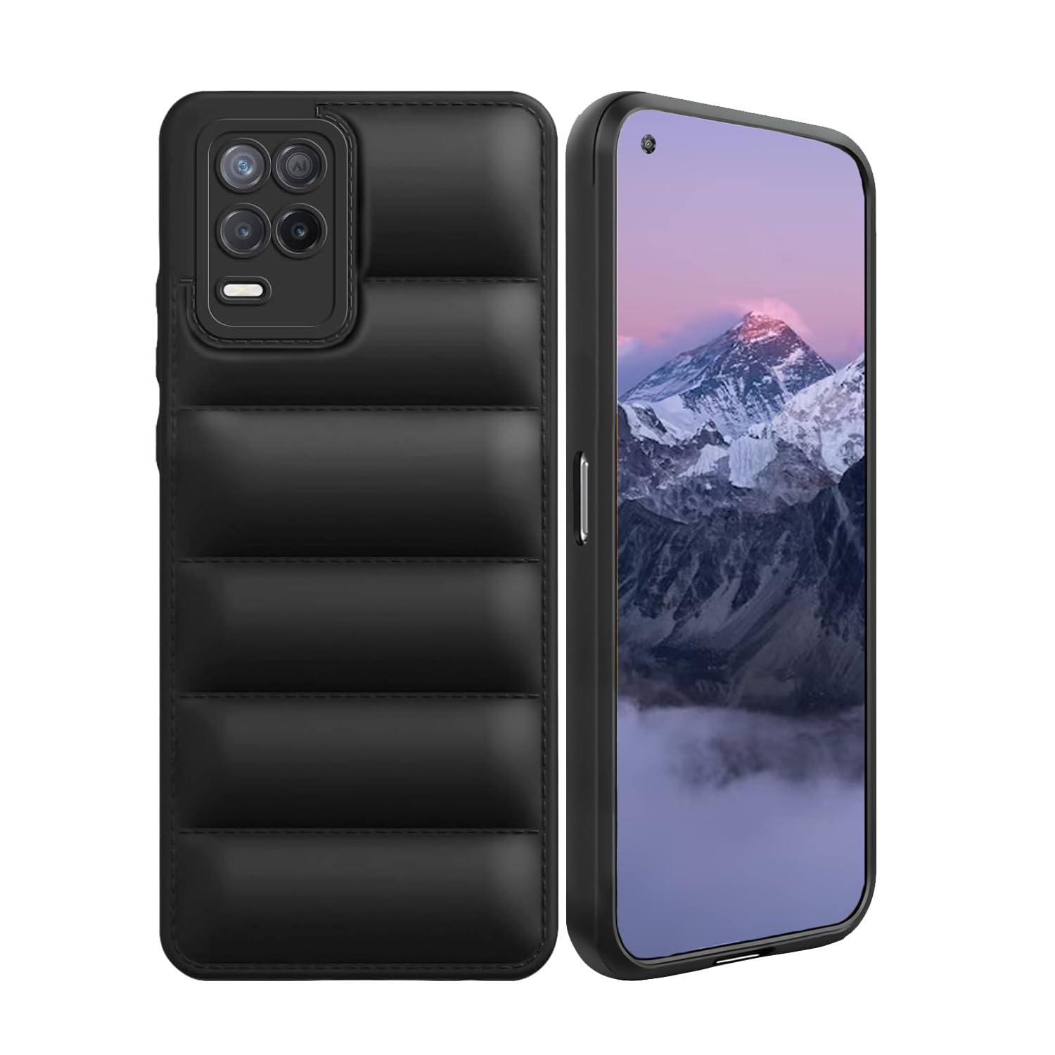 V-TAN Puffer Case Camera Protection Soft Back Cover for Realme 8 4g (Black) (B0CVQCLZ4M) Amazon Price History, Amazon Price Tracker