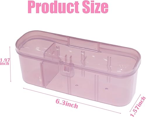 Miniatura 5 de Kit de organizador diario de lentes de contacto, kit de estuche organizador de lentes de contacto diario desechable, cada uno sostiene 24 lentes