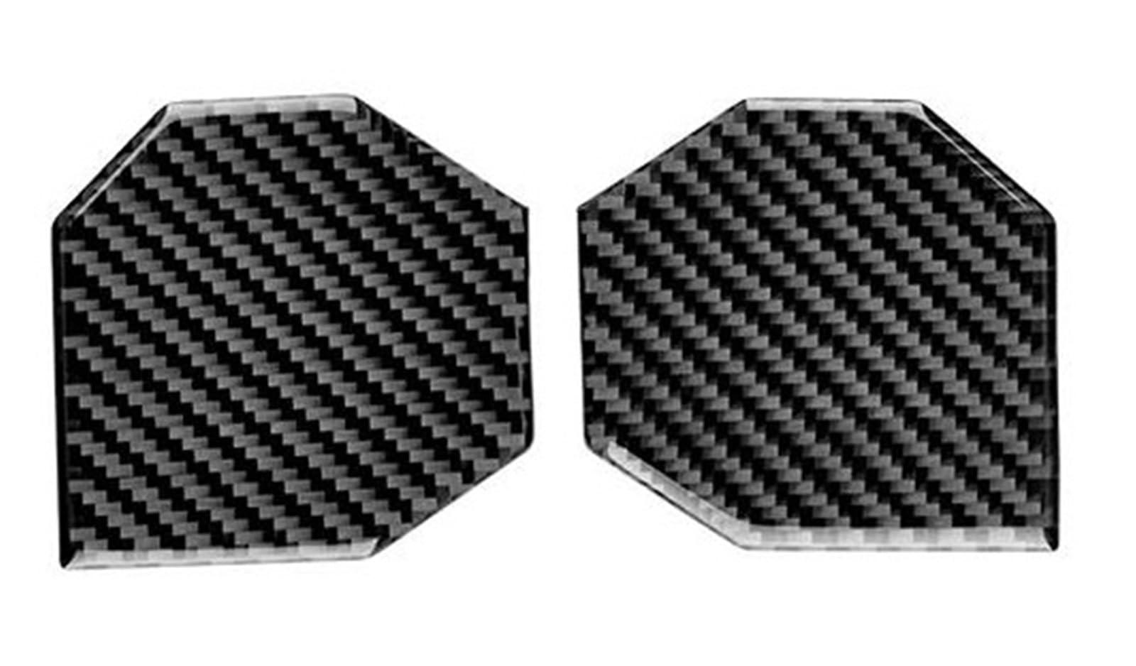 Ousduo Water Pad Black For Toyota For Tundra 2022 2023 2024 Real Soft Carbon Fiber Car Water Cup Frame Pad Sticker Interior Trim Lhd Interior Decal Trim